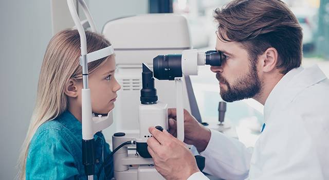 Eye exam room